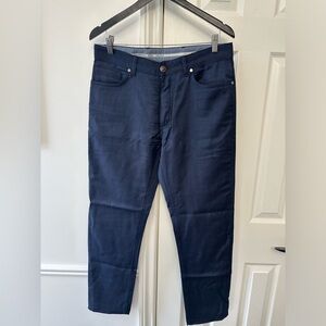 Men’s Ermenegildo Zegna Navy Blue Wool Pants
Size 33